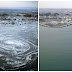 JAPAN BEFORE AND AFTER TSUNAMI