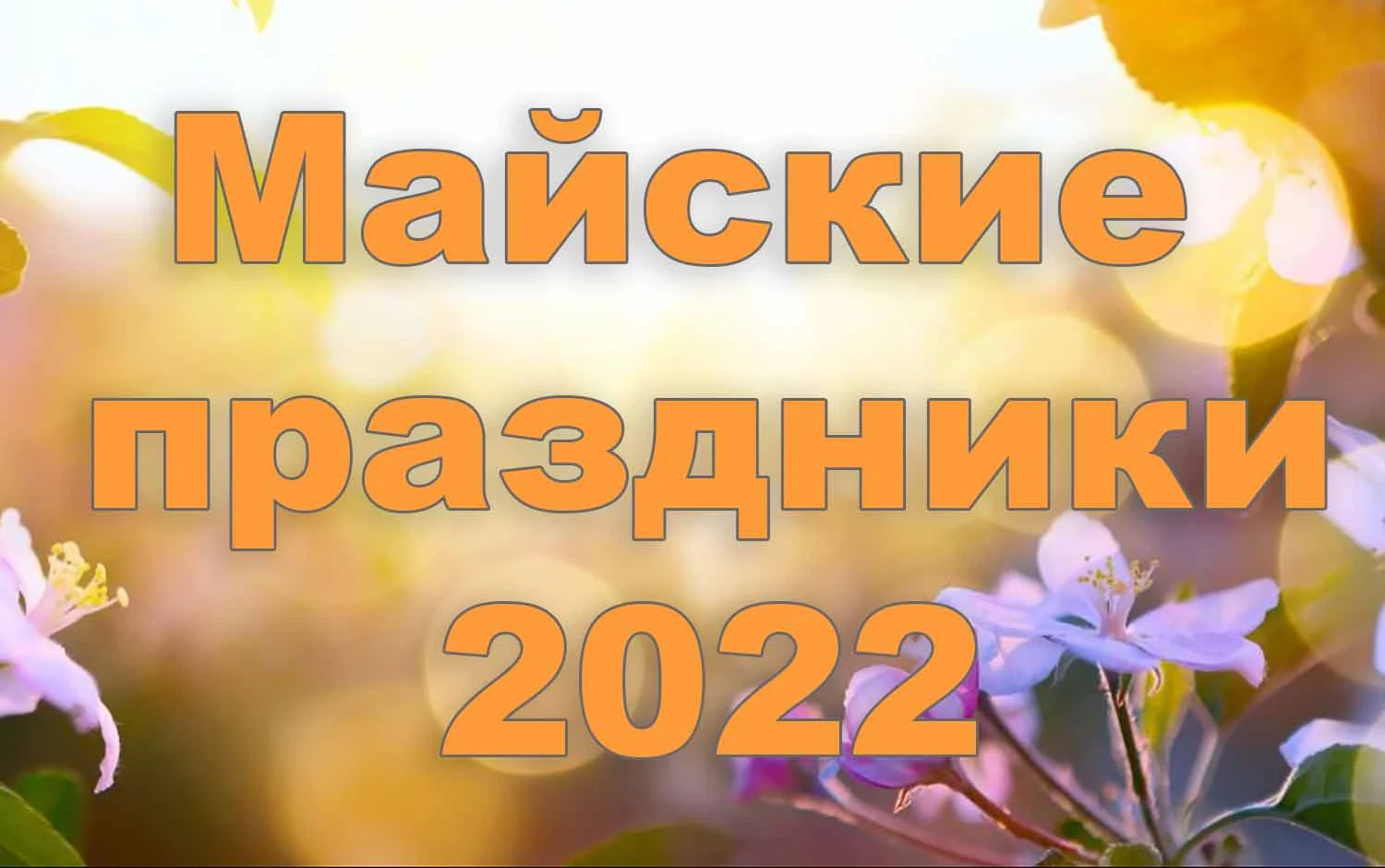 Майские праздники 2022