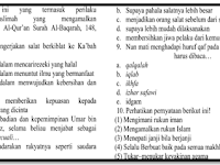 Soal UAS PAI Kelas XII Jenjang SMA Lengkap