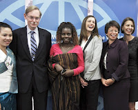 Anne Hathaway Monetary Fund event in Washington