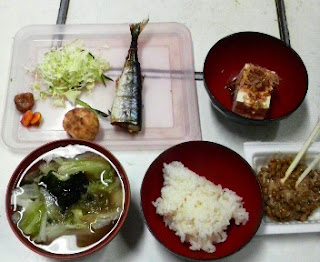 蕎麦屋の朝ご飯