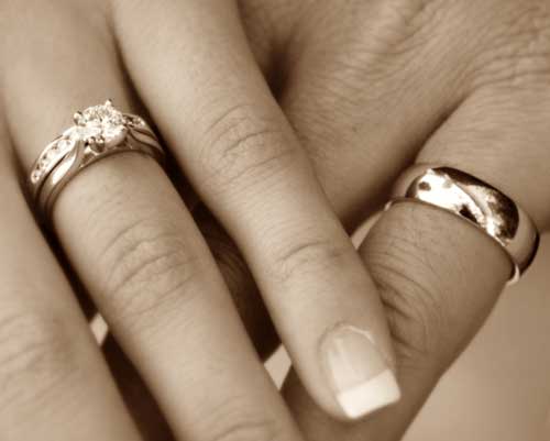Believe wedding rings