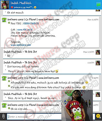 Testimoni Jam Dinding Flanel Kartun Boneka