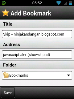 Cara Melewati / Memunculkan Skip Adf.ly di Opera Mini Android
