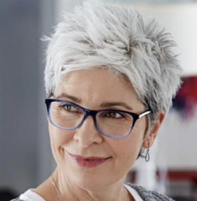 short hairstyles for older women 2019