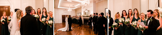 Christmas Themed Wedding at The Tidewater Inn in Easton, MD photographed by Maryland Wedding Photographer Heather Ryan Photography