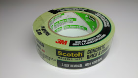 3M Scotch masking tape for concrete, brick, and grout