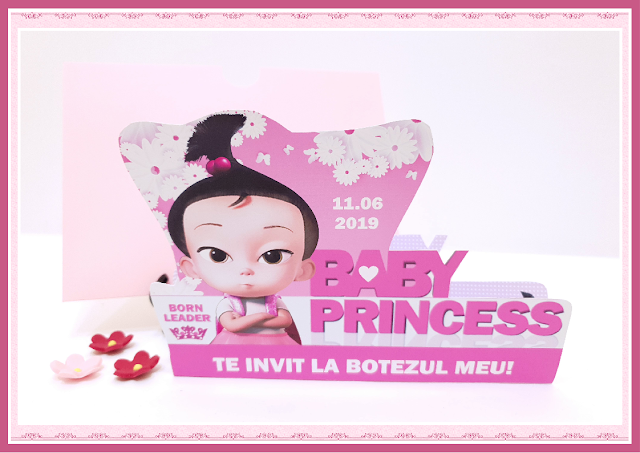 invitatii botez Baby Princess