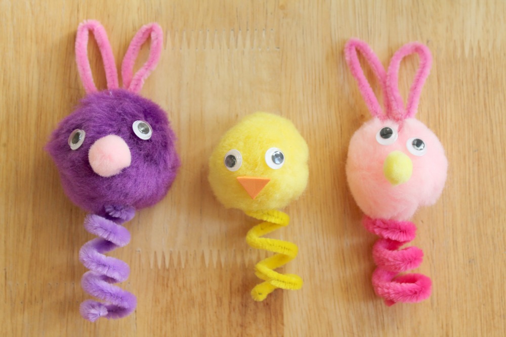 Easter Craft Idea Pipe Cleaner Finger Puppets Quite Frankly She Said