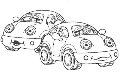 VW car coloring page
