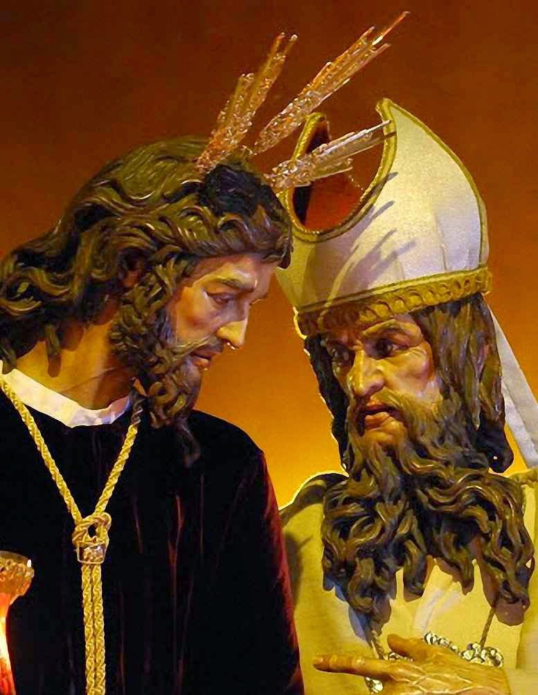Cristo do Soberano Poder ante Caifás, Semana Santa, Sevilha, Espanha.
