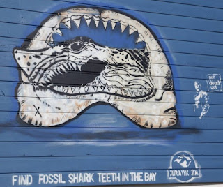 Graffiti Murals by Tony Trowbridge‎ Shark Fossil Character