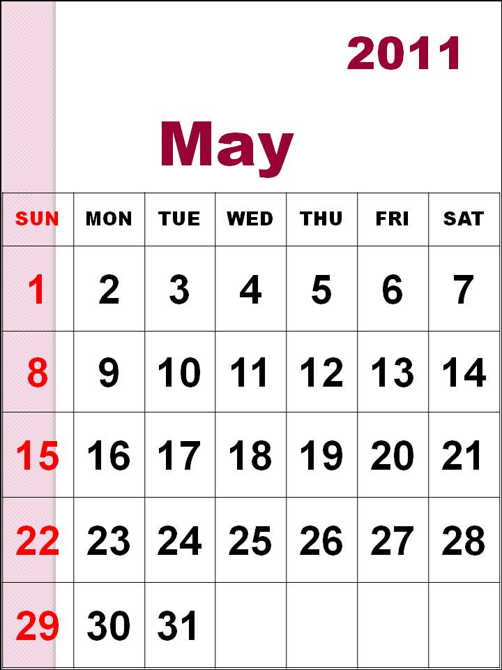 calendar may 2011 template. may calendar 2011 template.