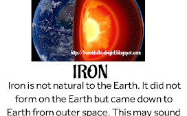 Iron is not natural to the Earth