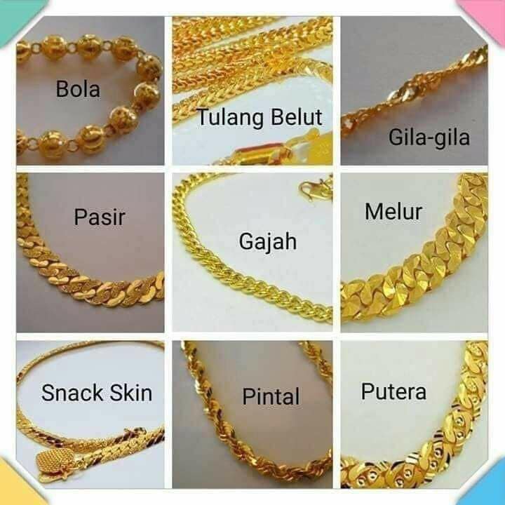 gelang emas 916