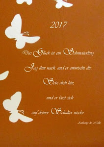 Kalender 2017 - Das Glück ist ein Schmetterling: DIN A5, 1 Woche auf 2 Seiten