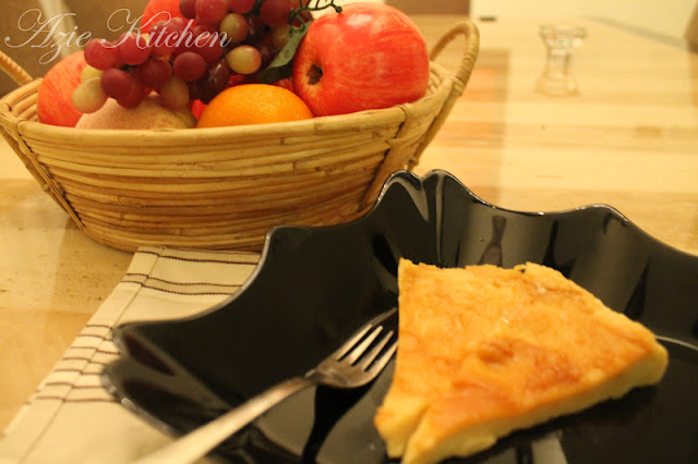 Puding Roti Karamel - Azie Kitchen