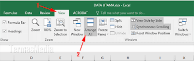 Cara Menyusun Beberapa File Excel Berdampingan di Satu Jendela