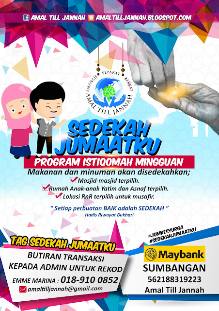 SEDEKAHJUMAATKU Sebagai Program Utama Amal till Jannah (ATJ)