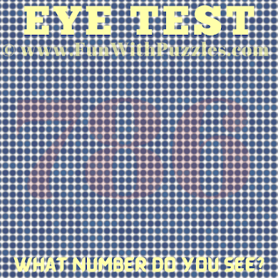 Eye Test Puzzles: Can You Spot the Hidden Number?