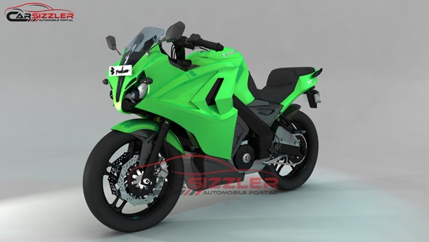 Bajaj-Pulsar-375-Rendering-green-front-three-quarters Bajaj-Pulsar-375-Rendering-green-front-three-quarters