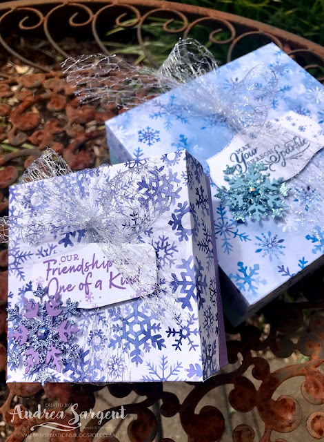 Snowflake Splendor Stampin Up box, Andrea Sargent, Independent Stampin' Up! Demonstrator, Valley Inspirations, Adelaide Foothills, South Australia, Australia