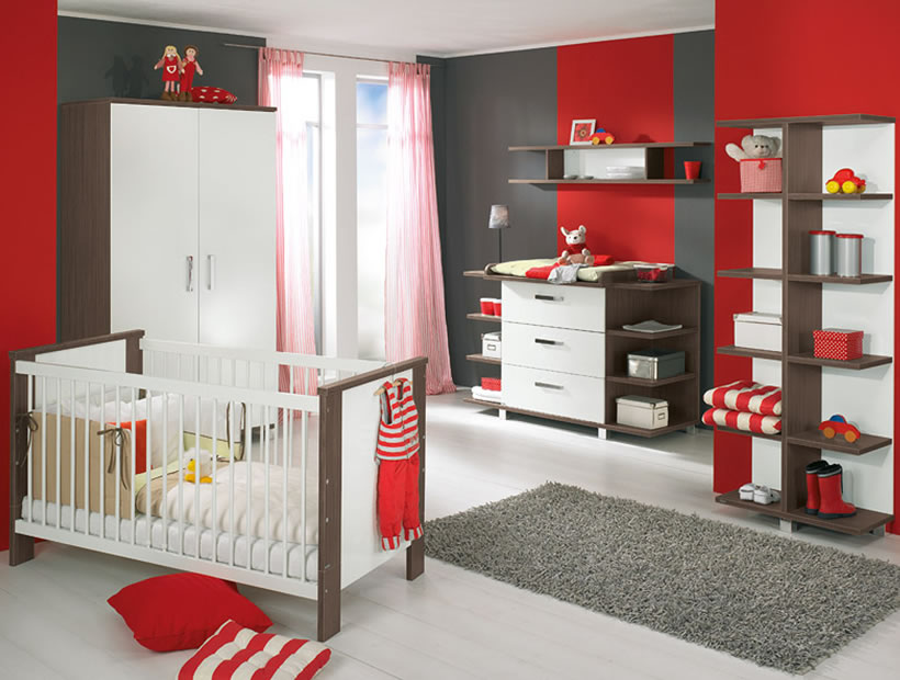 Red Boys Baby Room Ideas