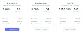 Инвестиционные планы Exo Capital