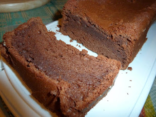 Bolo de chocolate e queijo creme