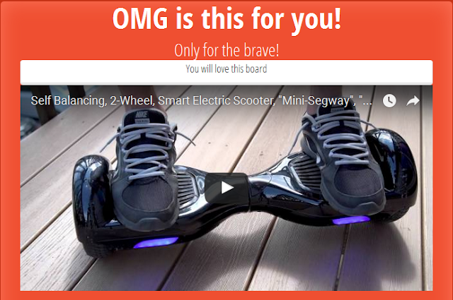  You will learn hoverboard riding