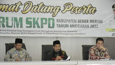 Bupati Tgk. H. Sarkawi Pimpin Musrembang Forum SKPK