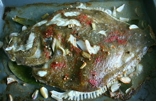   turbot au four, cuisson du turbot en filet, recette turbot, recette turbot grillé