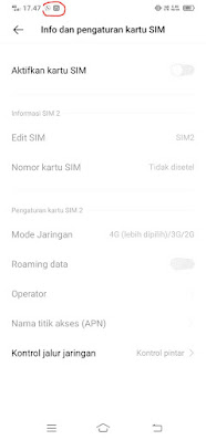 Ikon notifikasi sudah muncul - Vivo Y12 Android 11.