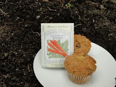 Recipe For Carrot Muffins. Has pineapple, raisins and spiced with cinnamon and ginger.