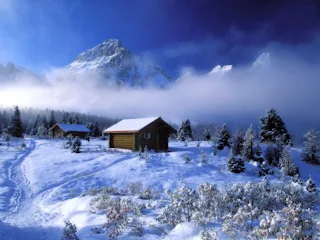 beautiful rain and fog wallpapers, images, pictures, season, scenes