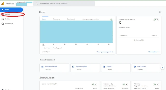 Cara buat report PV di Google Analytics 4