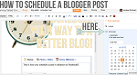 Schedule Blog Post To Publish Automatically In Blogger