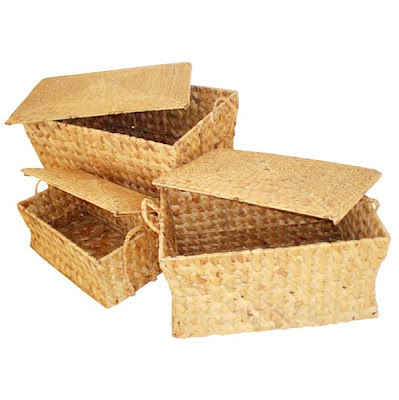 Water hyacinth handicrafts Basket Model 5, Antique Baskets, Natural handicraft, Basket