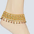 Bridal gold anklets designs