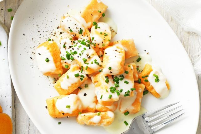 FOUR CHEESE SWEET POTATO GNOCCHI