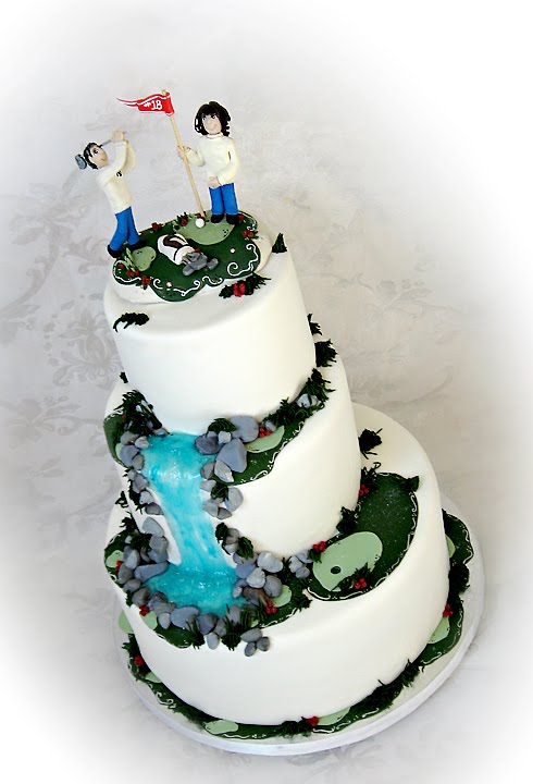 A week of theme cakes dominated by these are wedding waterfalls wedding cake