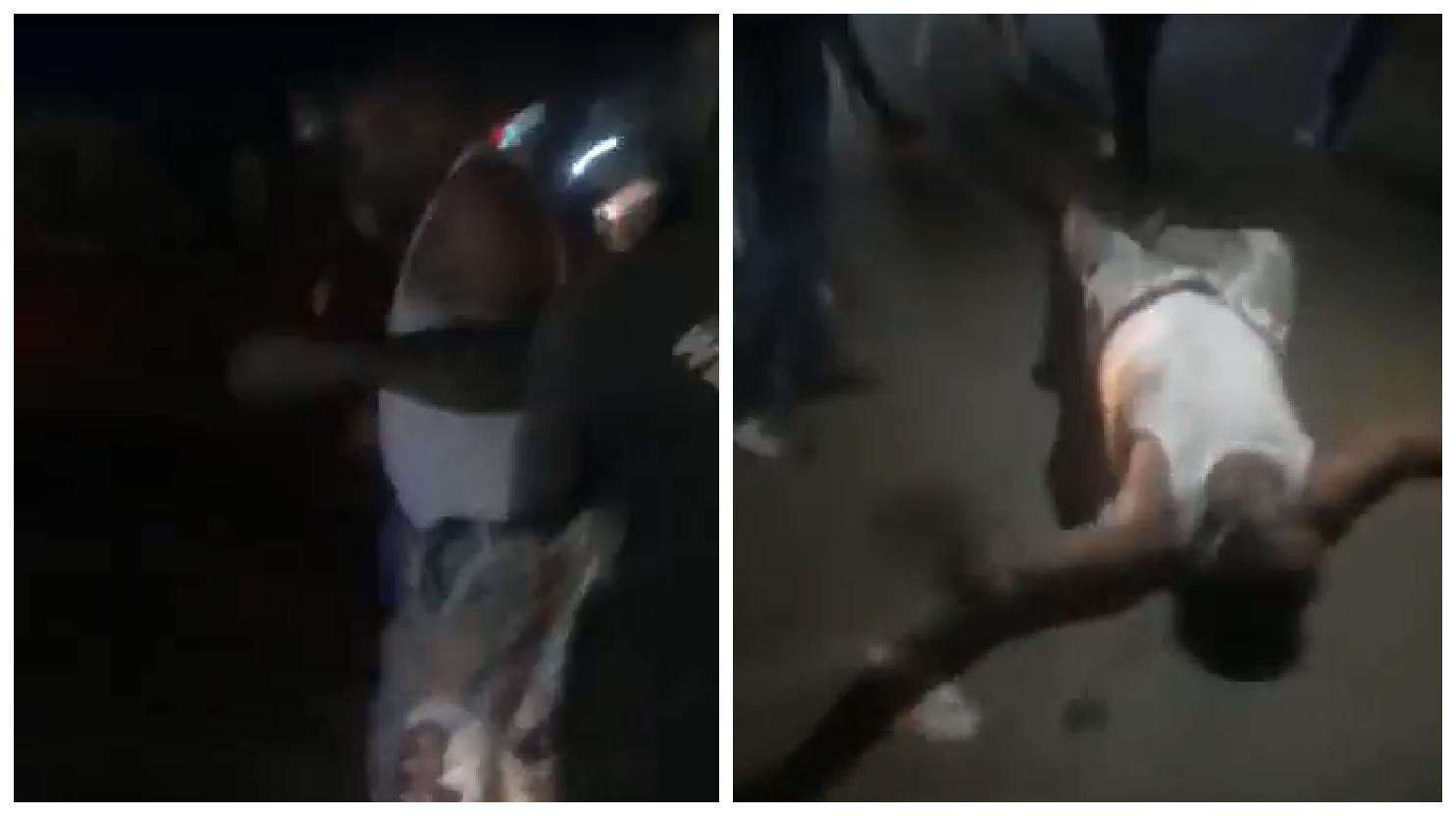Man receives the beating of his life for allegedly tearing Peter Obi's poster  - Video
