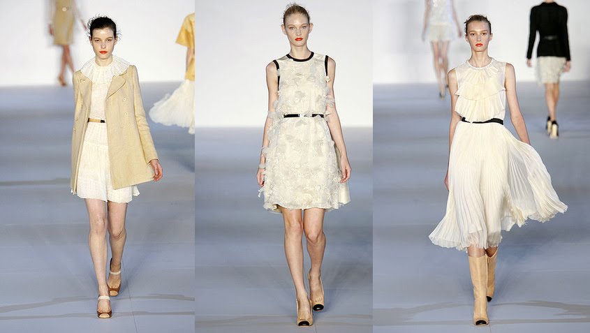 Jill Stuart's collection is clean crisp and absolutely 