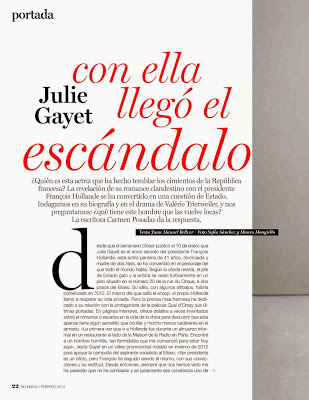 Julie Gayet HQ Pictures Yo Dona Spain Magazine Photoshoot February 2014
