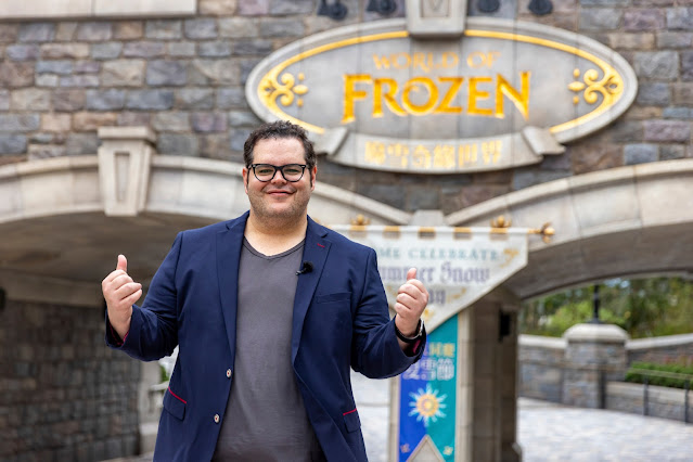 「迪士尼傳奇」人物兼《魔雪奇緣》小白（Olaf）配音員 Josh Gad 首訪香港迪士尼樂園, Disney Legend & The Voice Of Olaf, Josh Gad, Made His First Visit To Hong Kong Disneyland