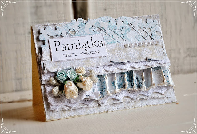 pamiątka chrztu świętego scrapbooking