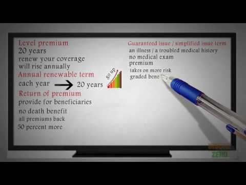 VIDEO: Types of term life insurance