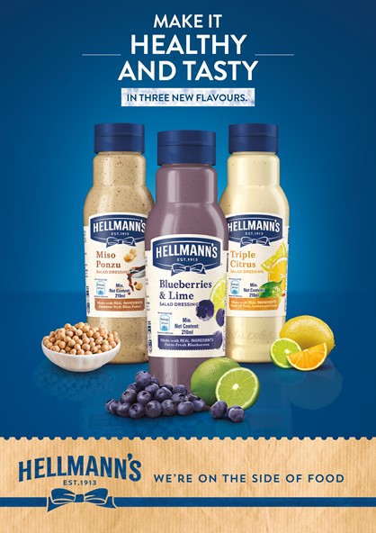 Salad Dressings Have Just Gotten Better and Healthier with Hellmann’s New Drop