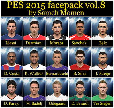 PES 2015 facepack vol.8 by Sameh Momen