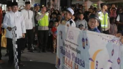 Bupati Anwar Sadat Buka Festival Arakan Sahur